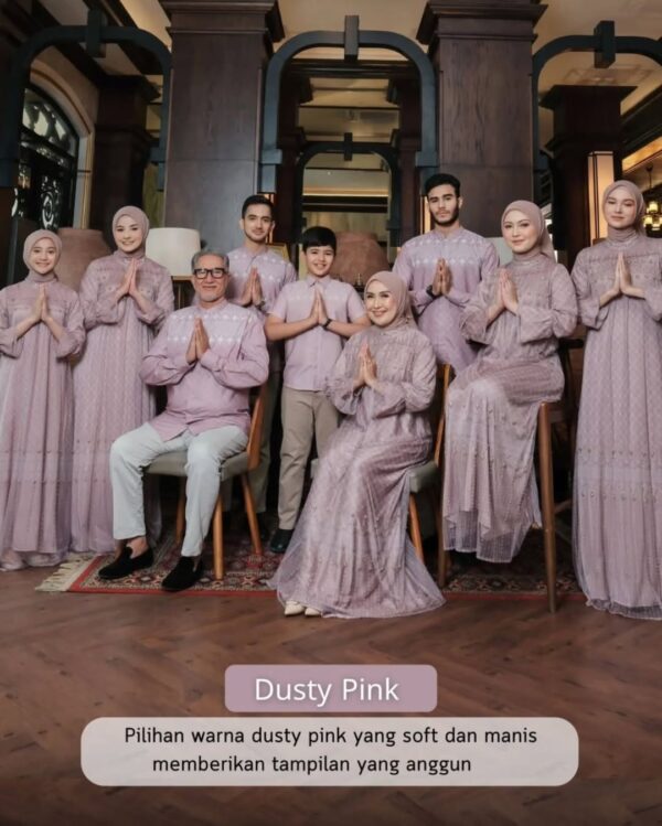 ALEEZA SIGNATURE FAMILY DUSTY PINK